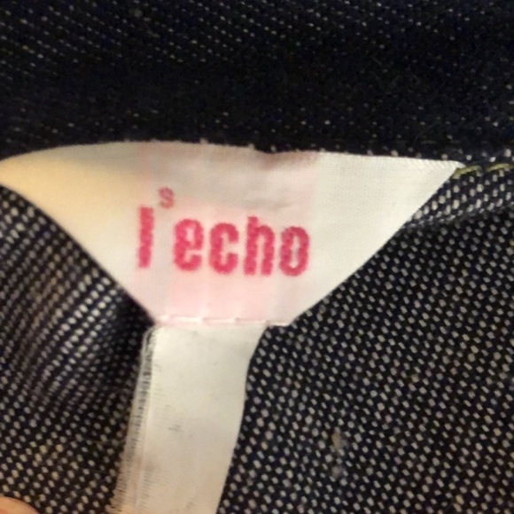 I echo Sleeveless Embroidered Long Line Jean Vest Size XS-S - Picture 11 of 11